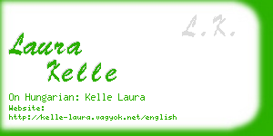 laura kelle business card